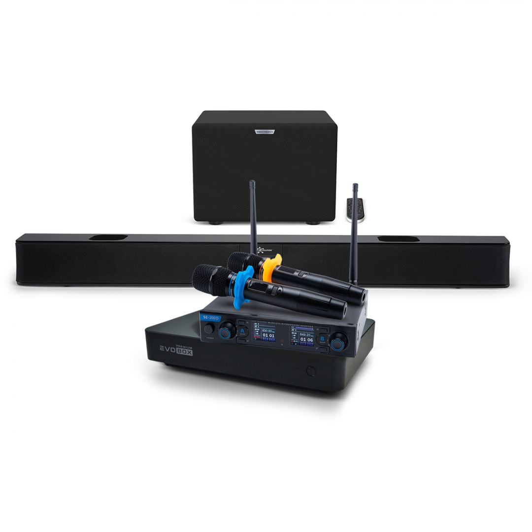 Hi-End караоке-система EVOBOX Premium + EvoSoundBar (саундбар с караоке) в Калужской области