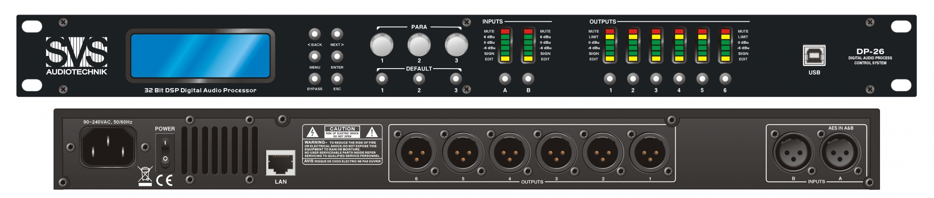 SVS Audiotechnik DP-26 Цифровой процессор: 2 входа 6 выходов в Калужской области