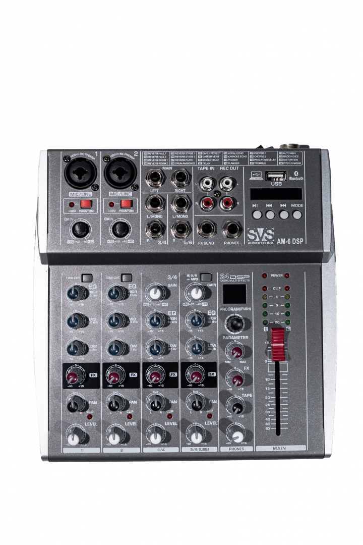 SVS Audiotechnik mixers AM-6 DSP Микшерный пульт аналоговый, 6-канальный SVS Audiotechnik mixers в Калужской области